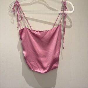 Urban Outfitters - Pink/ Purple Satin Top Size M